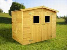Garden Shed 2,4m x 1,6m wall 16mm