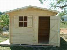 Garden Shed 3m x 3m wall 28mm